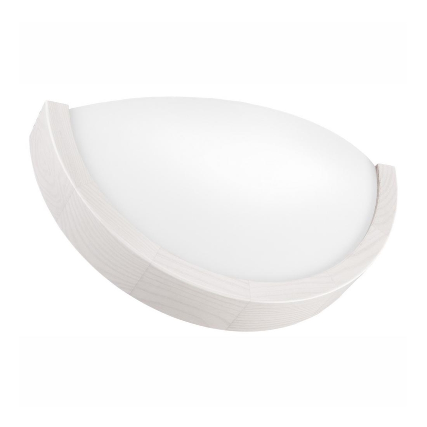 Iluminação de parede NATURAL SLIM 1xE27/60W/230V pinho/branco