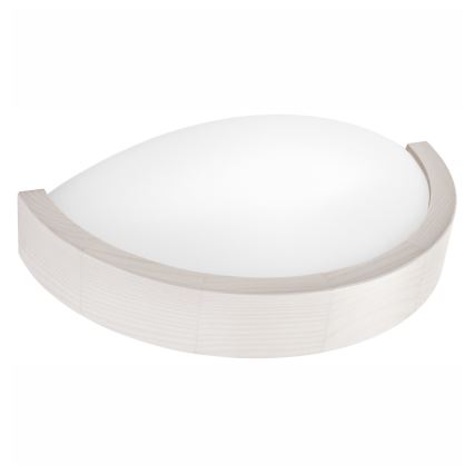 Iluminação de parede NATURAL SLIM 1xE27/60W/230V pinho/branco