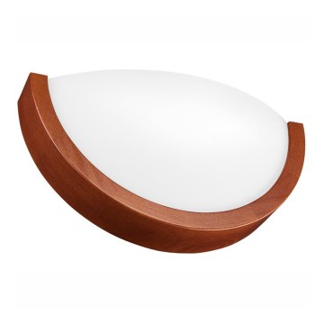 Iluminação de parede NATURAL SLIM 1xE27/60W/230V pinho/castanho