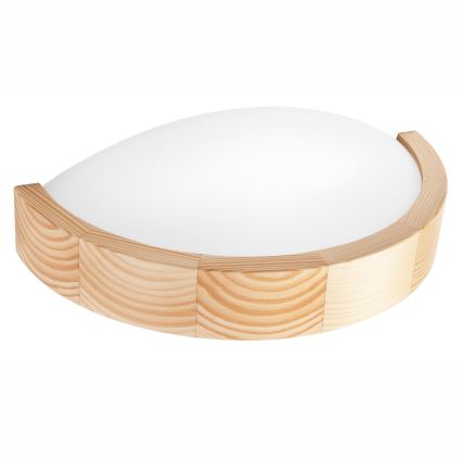 Iluminação de parede NATURAL SLIM 1xE27/60W/230V pinho