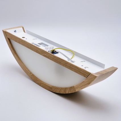 Iluminação de parede OAK 1xE27/60W/230V carvalho