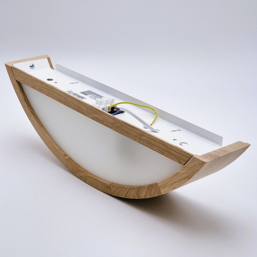 Iluminação de parede OAK 1xE27/60W/230V carvalho