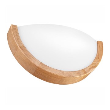 Iluminação de parede OAK SLIM 1xE27/60W/230V carvalho