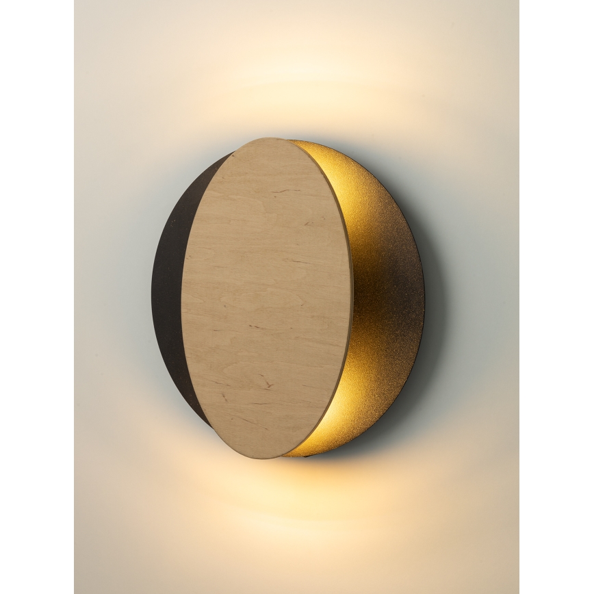 Iluminação de parede OVO 2xG9/12W/230V preto/castanho
