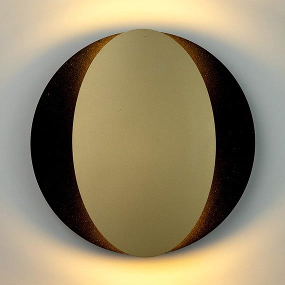 Iluminação de parede OVO 2xG9/12W/230V preto/dourado