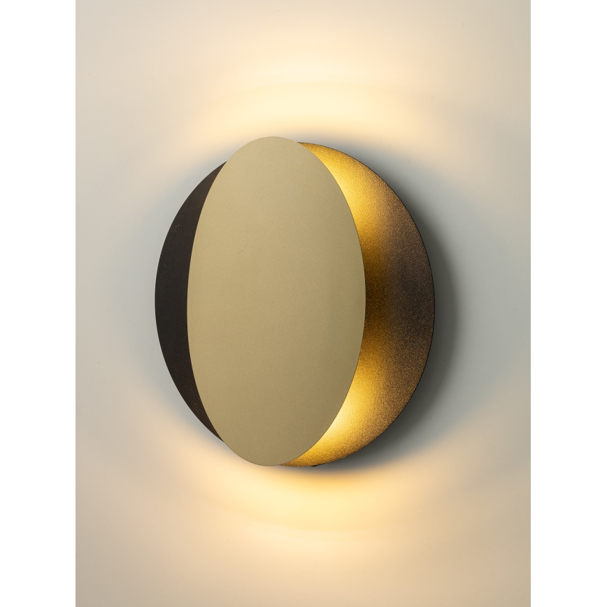 Iluminação de parede OVO 2xG9/12W/230V preto/dourado