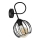 Iluminação de parede OXFORD 1xE27/15W/230V preta