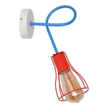 Iluminação de parede OXFORD 1xE27/15W/230V vermelho