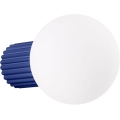 Iluminação de parede para casa de banho HALO 1xG9/8W/230V diâmetro 12 cm IP44 azul