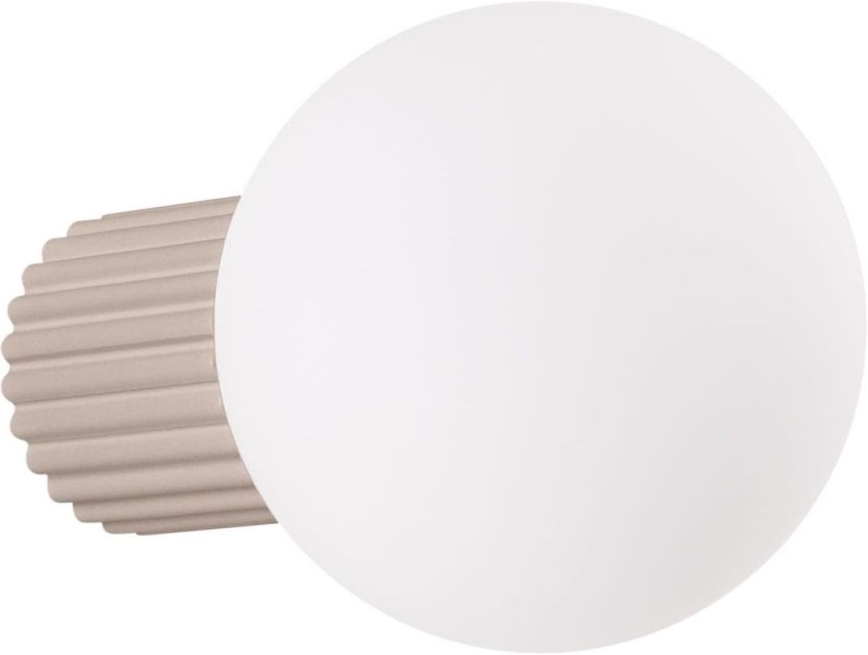 Iluminação de parede para casa de banho HALO 1xG9/8W/230V diâmetro 12 cm IP44 bege