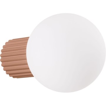 Iluminação de parede para casa de banho HALO 1xG9/8W/230V diâmetro 12 cm IP44 castanho