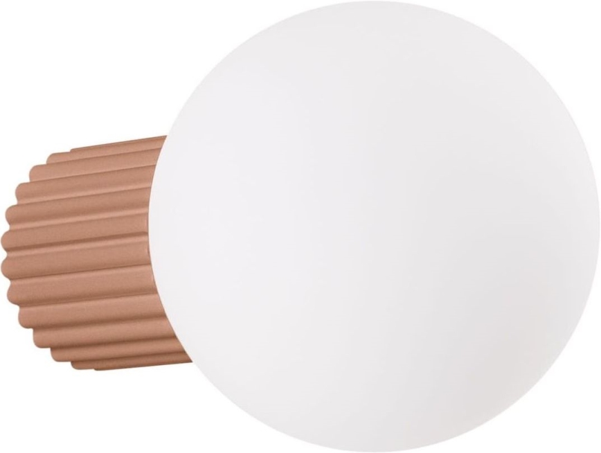 Iluminação de parede para casa de banho HALO 1xG9/8W/230V diâmetro 12 cm IP44 castanho
