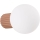 Iluminação de parede para casa de banho HALO 1xG9/8W/230V diâmetro 12 cm IP44 castanho
