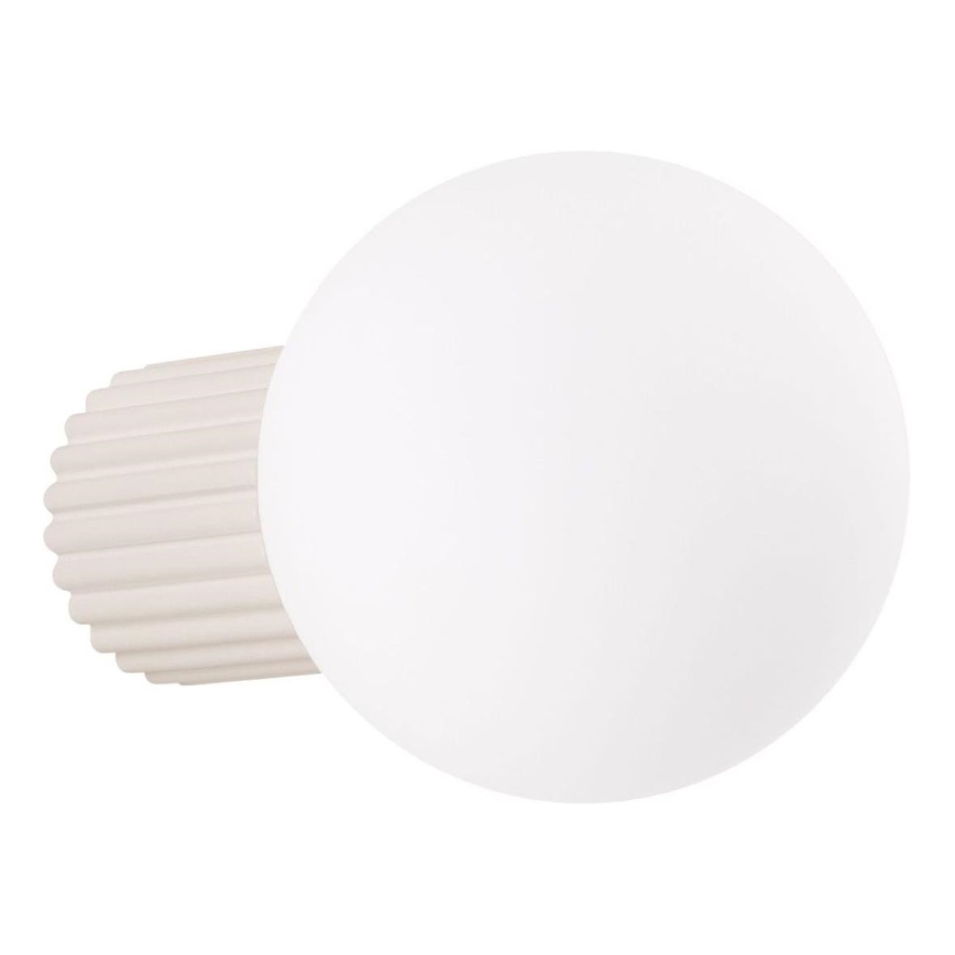 Iluminação de parede para casa de banho HALO 1xG9/8W/230V diâmetro 12 cm IP44 creme