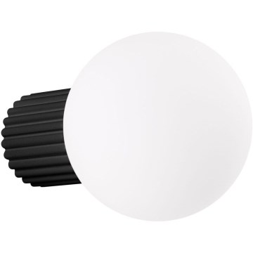 Iluminação de parede para casa de banho HALO 1xG9/8W/230V diâmetro 12 cm IP44 preto