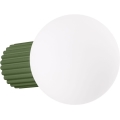 Iluminação de parede para casa de banho HALO 1xG9/8W/230V diâmetro 12 cm IP44 verde