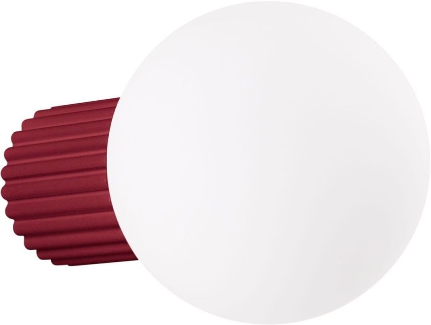 Iluminação de parede para casa de banho HALO 1xG9/8W/230V diâmetro 12 cm IP44 vermelho