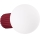Iluminação de parede para casa de banho HALO 1xG9/8W/230V diâmetro 12 cm IP44 vermelho