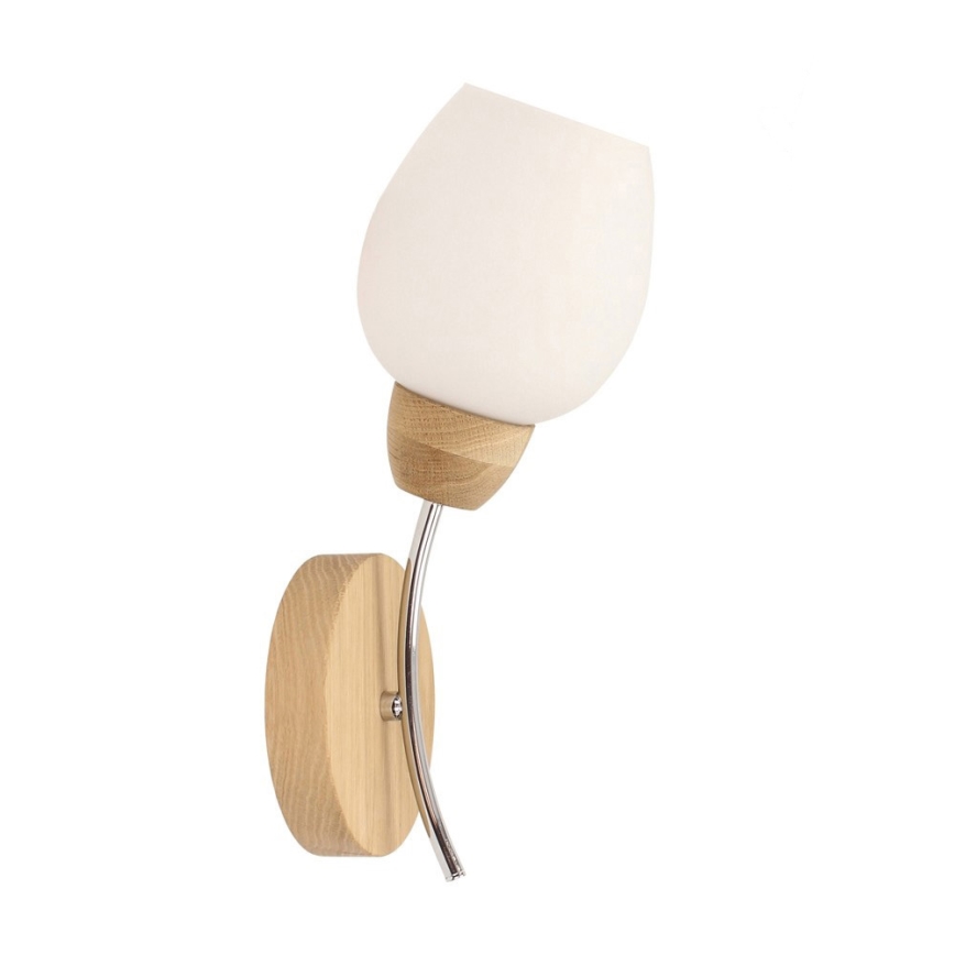 Iluminação de parede PARMA 1xE27/60W/230V carvalho