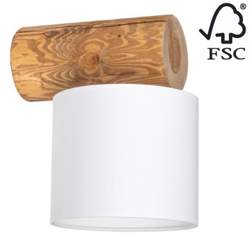Iluminação de parede PINO MIX 1xE27/25W/230V pinho - certificado por FSC