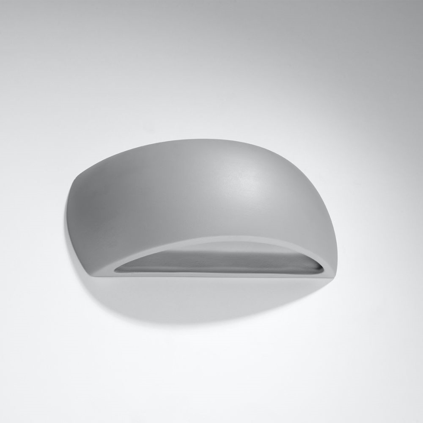Iluminação de parede PONTIUS 1xG9/40W/230V cinzenta
