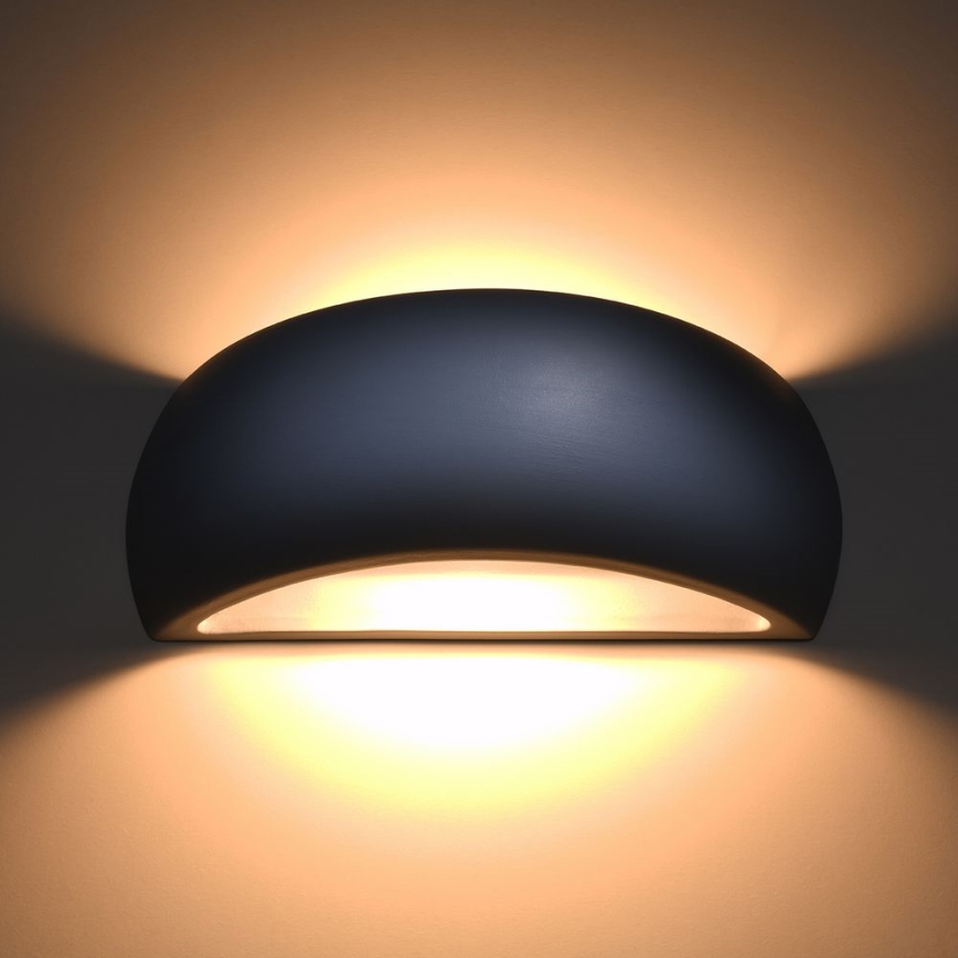 Iluminação de parede PONTIUS 1xG9/40W/230V cinzenta