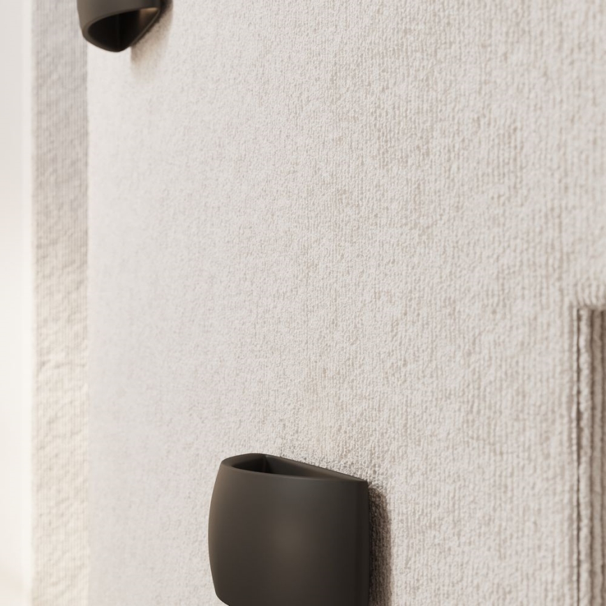 Iluminação de parede PONTIUS 1xG9/60W/230V preta