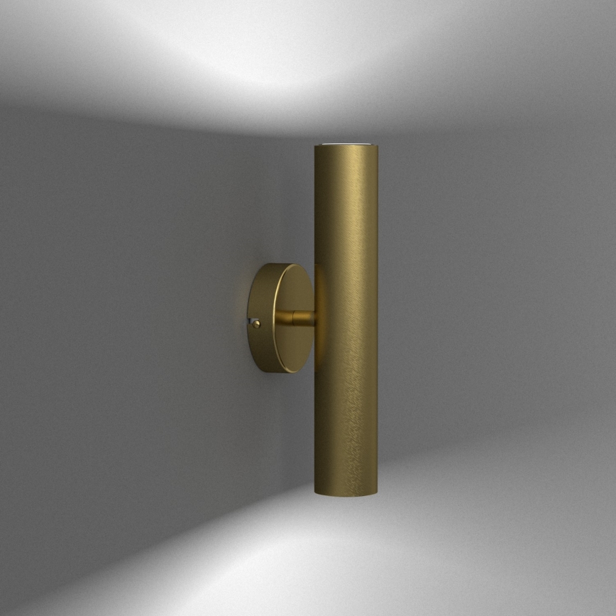 Iluminação de parede RAITO 2xGU10/8W/230V latão