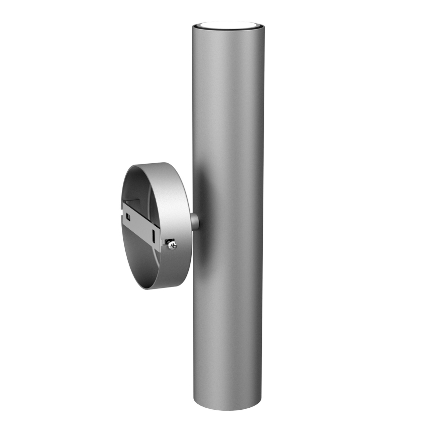 Iluminação de parede RAITO 2xGU10/8W/230V prateado