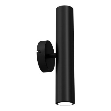 Iluminação de parede RAITO 2xGU10/8W/230V preto