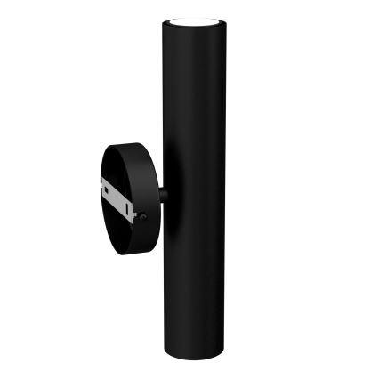 Iluminação de parede RAITO 2xGU10/8W/230V preto