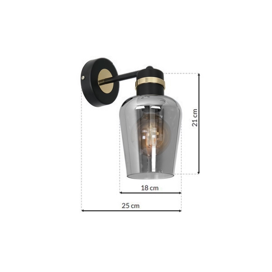 Iluminação de parede RICHMOND 1xE27/60W/230V