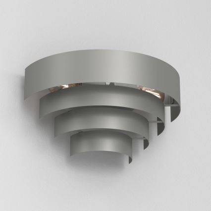 Iluminação de parede RINGS 2xE27/15W/230V cinzento