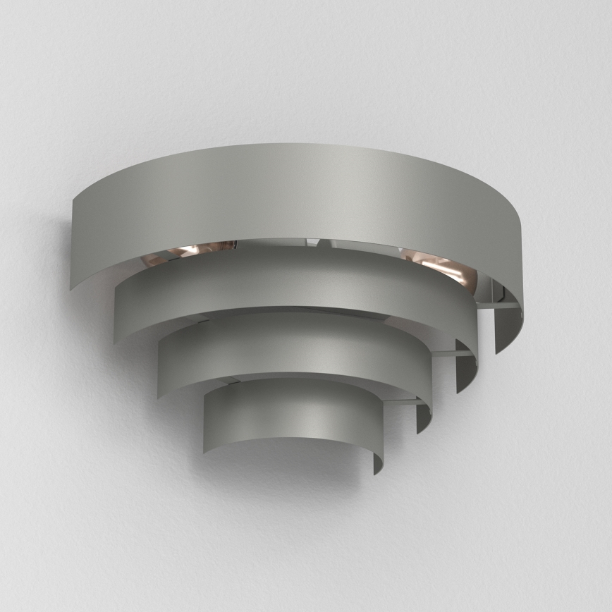 Iluminação de parede RINGS 2xE27/15W/230V cinzento