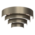 Iluminação de parede RINGS 2xE27/15W/230V latão