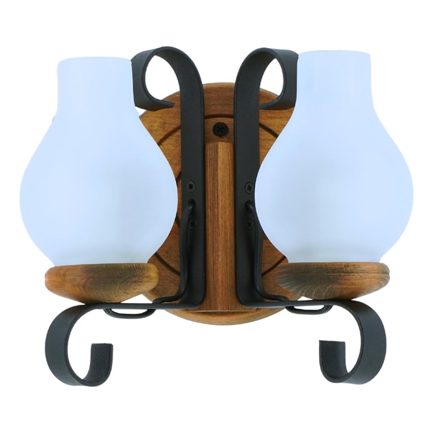 Iluminação de parede ROATA 2xE14/40W/230V faia - FSC certificado
