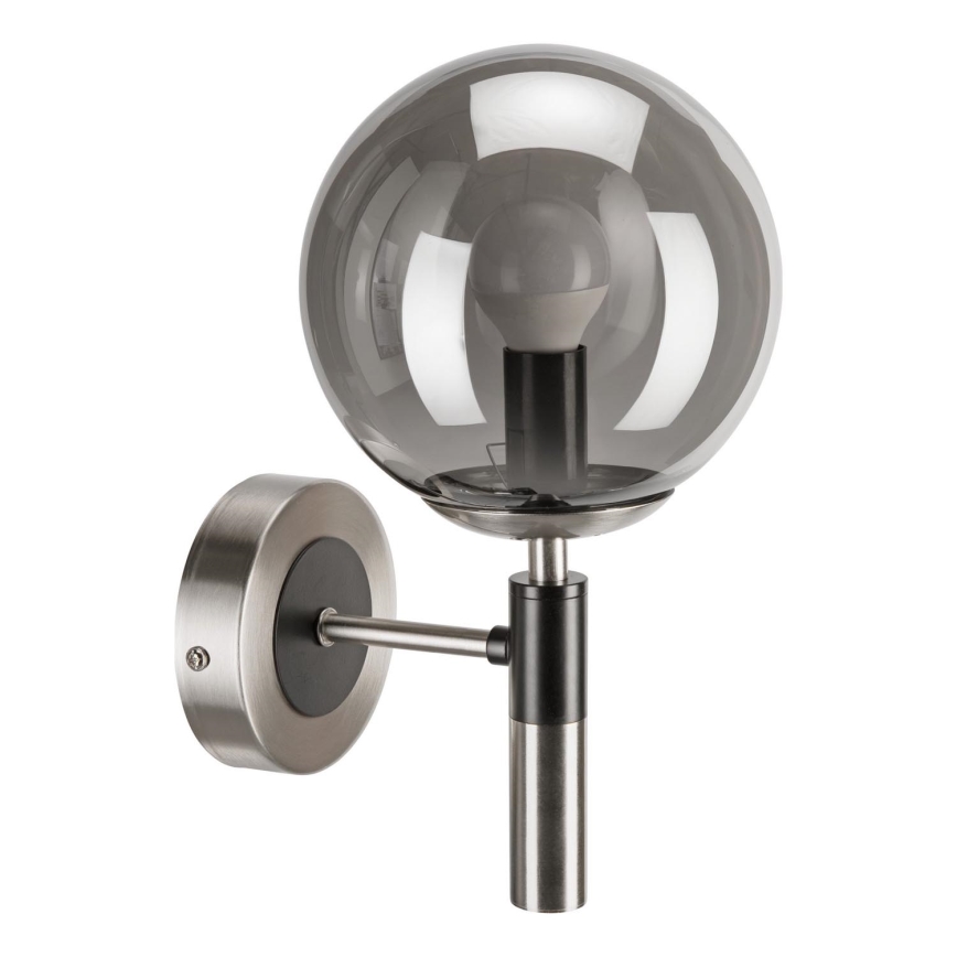 Iluminação de parede ROLLO 1xE14/5W/230V cromado mate/fumado