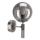 Iluminação de parede ROLLO 1xE14/5W/230V cromado mate/fumado