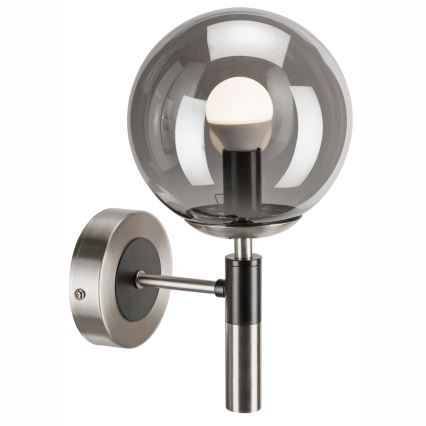 Iluminação de parede ROLLO 1xE14/5W/230V cromado mate/fumado