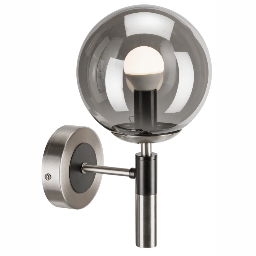 Iluminação de parede ROLLO 1xE14/5W/230V cromado mate/fumado