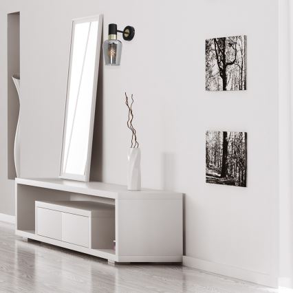 Iluminação de parede ROMA BLACK 1xE27/60W/230V