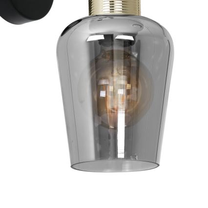 Iluminação de parede ROMA BLACK 1xE27/60W/230V