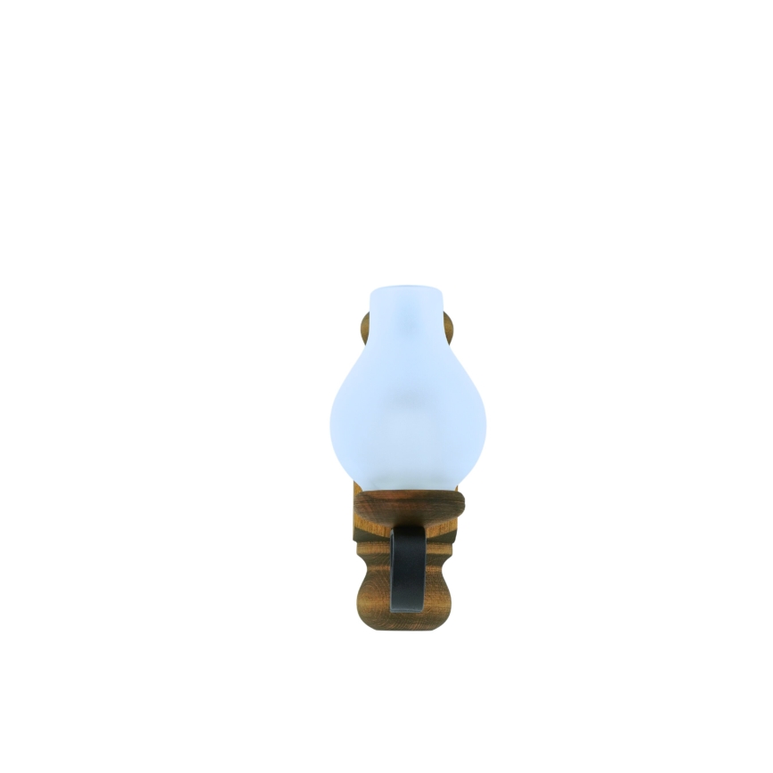 Iluminação de parede RUSTIC 1xE14/40W/230V faia