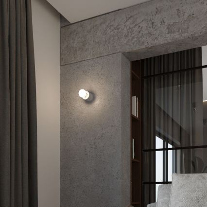 Iluminação de parede SALGADO 1xE27/60W/230V betão