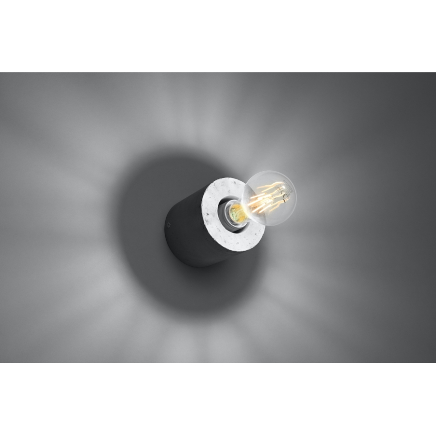 Iluminação de parede SALGADO 1xE27/60W/230V betão