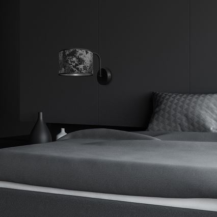 Iluminação de parede SATINO 1xE27/60W/230V prateada