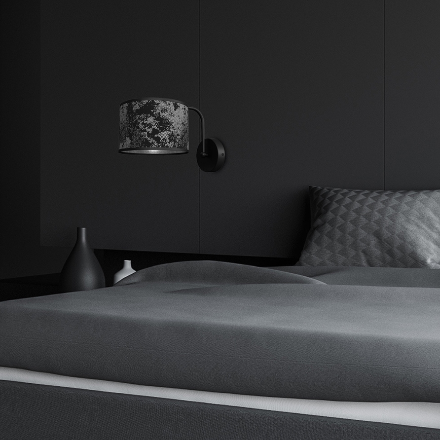 Iluminação de parede SATINO 1xE27/60W/230V prateada