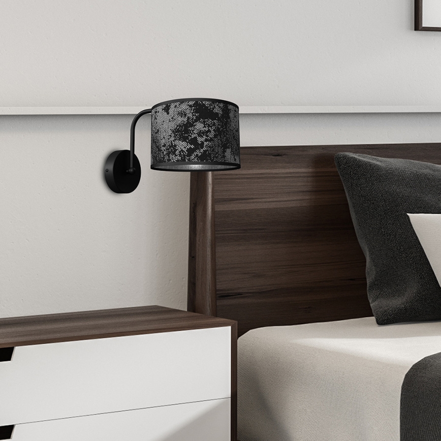 Iluminação de parede SATINO 1xE27/60W/230V prateada