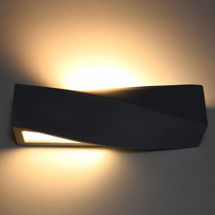 Iluminação de parede SIGMA 1xE27/60W/230V preta