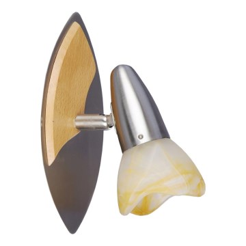 Iluminação de parede SISSI 1xE14/40W/230V árvore da borracha